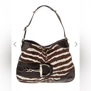 Gucci Zebra Print Shoulder Bag